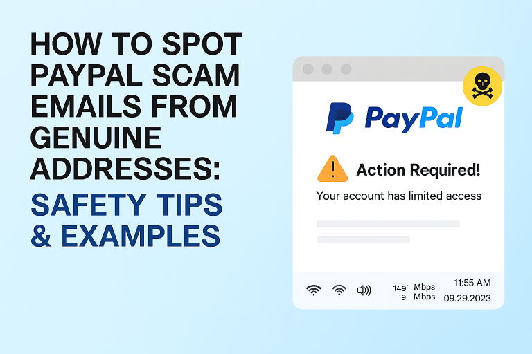 How to Spot PayPal Scam Emails From Genuine Addresses: Safety Tips & Examples