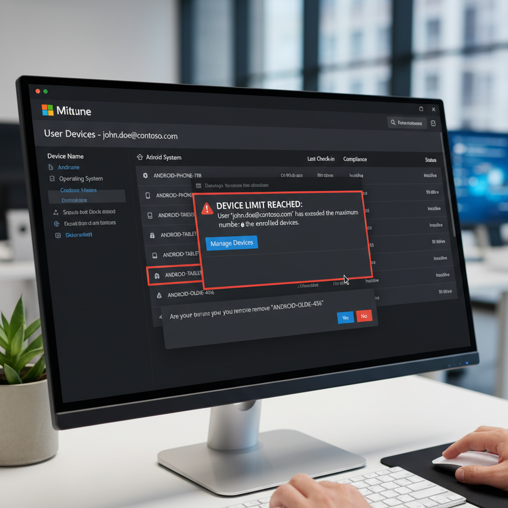 Fix Intune “Device Limit Reached” Error During Android Enrollment