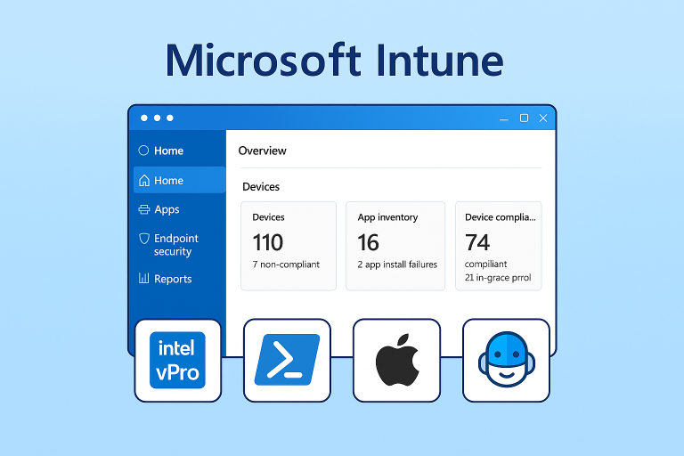 Microsoft Intune September 2025 Update: Intel vPro Integration, PowerShell App Scripts, Apple Device Support, and Copilot Enhancements