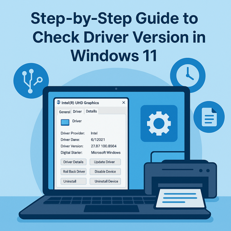 How to Check Driver Version in Windows 11