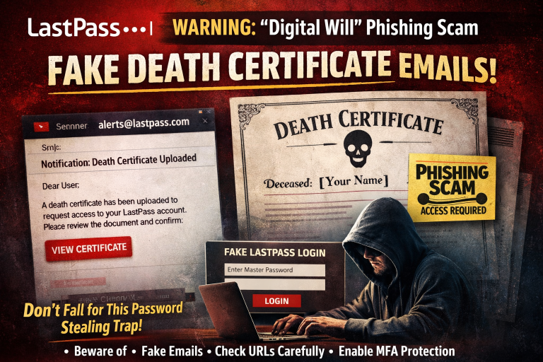 LastPass Digital Legacy Scam: How the Phishing Attack Works