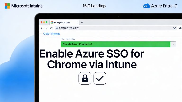 Enable Azure SSO for Chrome Using Intune: Step-by-Step Guide 2026