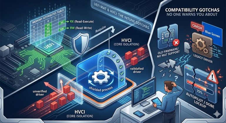 Require UEFI Memory Attributes Table in Intune — What It Actually Does (and When Not to Enable It)