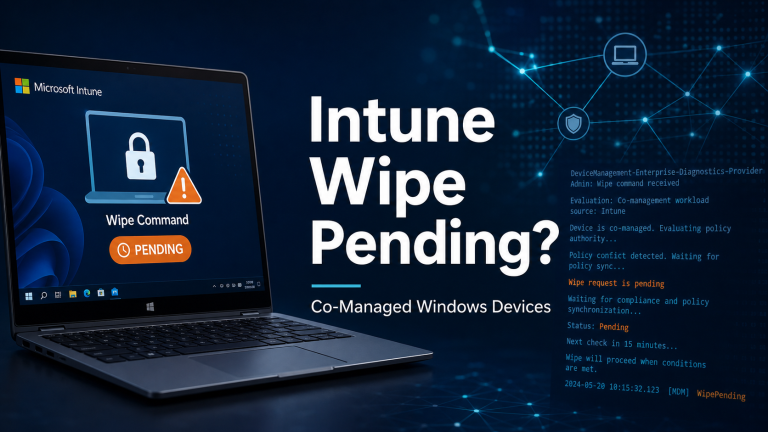Troubleshooting Intune Wipe Failures on Co-managed Endpoints